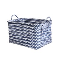 Easy household life waterproof PP hand woven storage basket decorative storage baskets