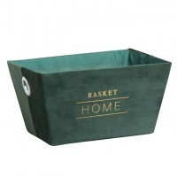 Fashion and popular design  flannelette fabric home storage basket decorative baskets