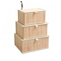 2020 better sell stackable storage drawers with bamboo material Storage Bin Organizers for home storage