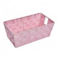 Lovely and practical hand woven PP decorative storage baskets