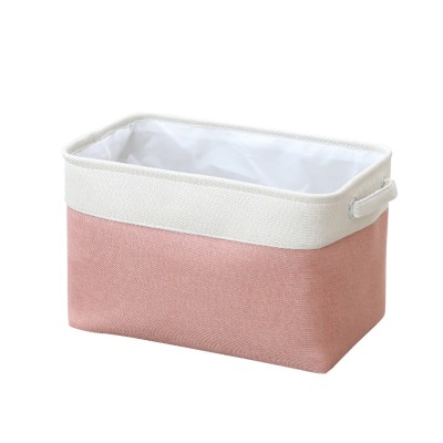 EVA Fabric Storage Baskets Cloth Baskets with Handles Decorative Baskets for Organizing