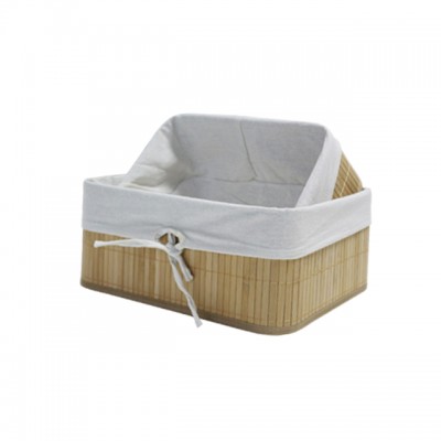 Bedroom essential  pop up eco-friendly  folding bamboo  storage basket towel baskets