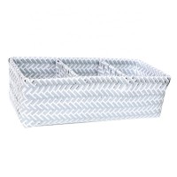 Cheap Wholesale waterproof PP woven Stylish design Clothing storage basket